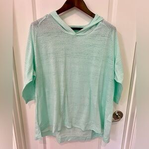 Columbia Sportswear Mint Green Women's Hooded Top Size 2XL